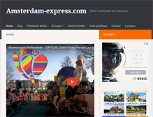 Tablet Screenshot of amsterdam-express.com